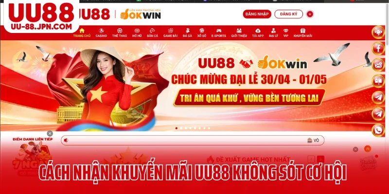 Bật mí cách nhận khuyến mãi UU88 không sót cơ hội nào? Bật mí cách nhận khuyến mãi UU88 không sót cơ hội nào?