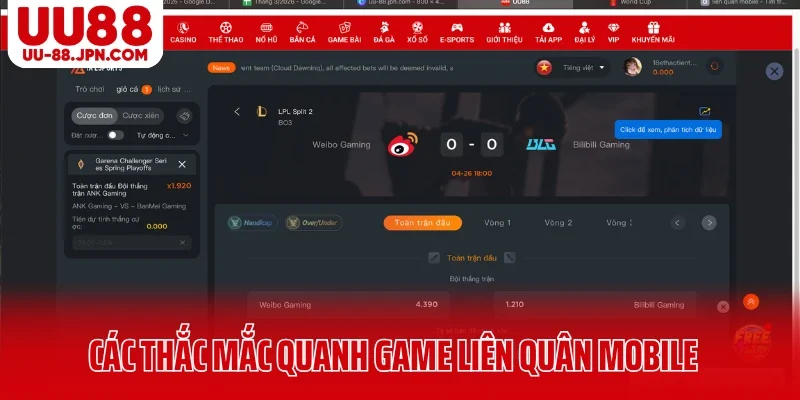Liên Quân Mobile UU88 - Từ Cơ Bản Đến Kinh Nghiệm Chơi Hay 6 Các thắc mắc quanh game liên quân Mobile phổ biến