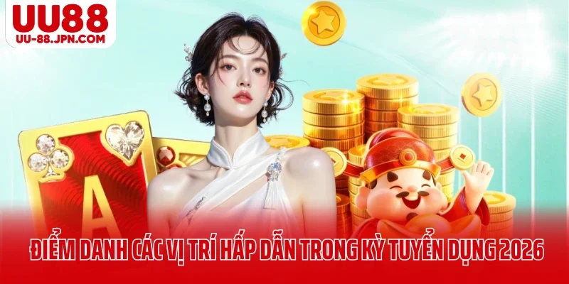 Điểm danh các vị trí hấp dẫn trong kỳ tuyển dụng 2026 Điểm danh các vị trí hấp dẫn trong kỳ tuyển dụng 2026