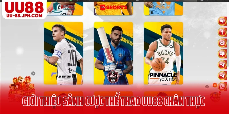 Giới thiệu sảnh cược thể thao UU88 chân thực, sống động Giới thiệu sảnh cược thể thao UU88 chân thực, sống động