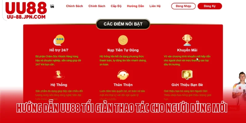 Hướng dẫn UU88 tối giản thao tác cho người dùng mới Hướng dẫn UU88 tối giản thao tác cho người dùng mới