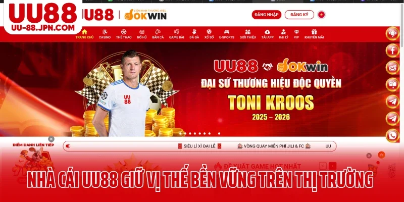 UU88 🎖️ Trang Chủ UU88.COM Mobile & PC Chính Thức 2026 ✔️ 18 Nhà cái UU88 giữ vị thế bền vững trên thị trường