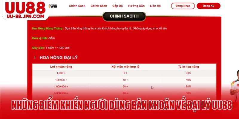 Đại Lý UU88: Cơ Chế Hoa Hồng Cao Tới 80% Cực Hấp Dẫn 6 Những điểm khiến người dùng băn khoăn về đại lý UU88