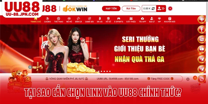 Tại sao người chơi cần chọn link vào UU88 chính thức? Tại sao người chơi cần chọn link vào UU88 chính thức?